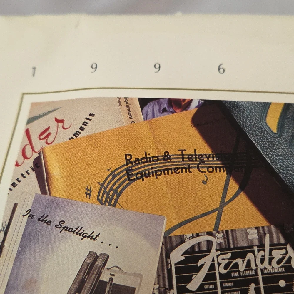 Fender Guitar 50th Anniversary Calendar Music Guitars Vintage Office